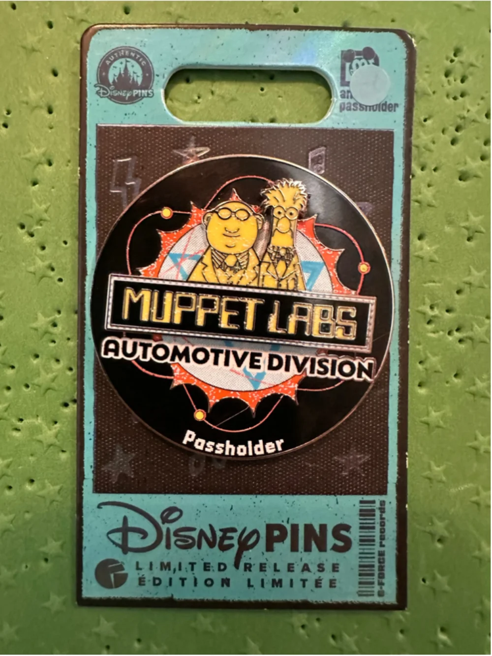 Disney Muppet Labs Automotive Division Limited Release Annual Passholder Pin